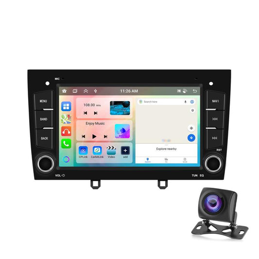 For Peugeot 408 7 inch Horizontal Screen Carplay Car Player Car Navigation Center Control, Spec: Standard+AHD - Car MP3 & MP4 & MP5 by buy2fix | Online Shopping UK | buy2fix