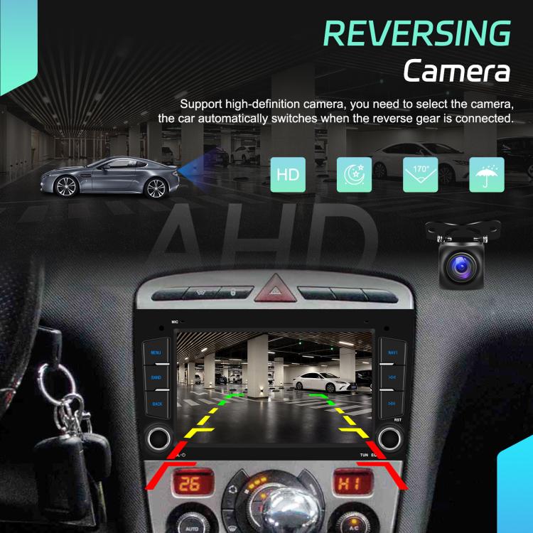 For Peugeot 408 7 inch Horizontal Screen Carplay Car Player Car Navigation Center Control, Spec: Standard+AHD - Car MP3 & MP4 & MP5 by buy2fix | Online Shopping UK | buy2fix