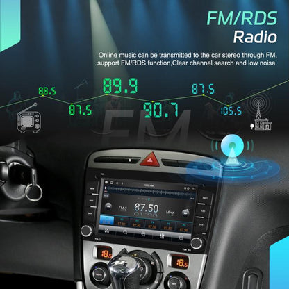 For Peugeot 408 7 inch Horizontal Screen Carplay Car Player Car Navigation Center Control, Spec: Standard+AHD - Car MP3 & MP4 & MP5 by buy2fix | Online Shopping UK | buy2fix