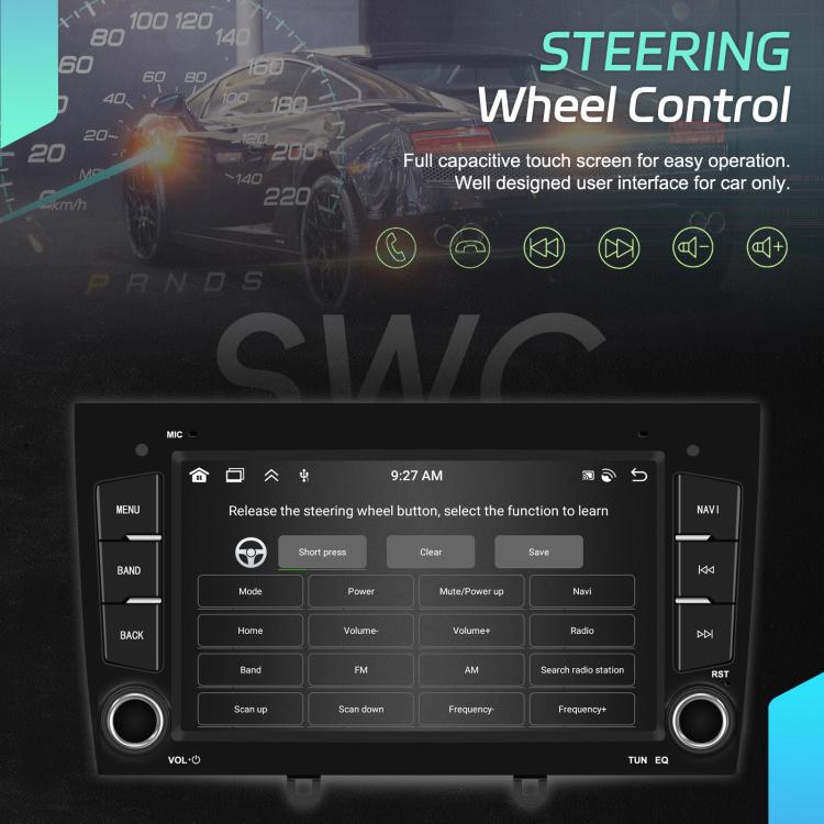 For Peugeot 408 7 inch Horizontal Screen Carplay Car Player Car Navigation Center Control, Spec: Standard - Car MP3 & MP4 & MP5 by buy2fix | Online Shopping UK | buy2fix