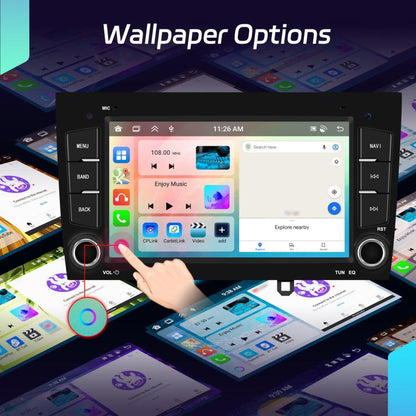 For Peugeot 408 7 inch Horizontal Screen Carplay Car Player Car Navigation Center Control, Spec: Standard - Car MP3 & MP4 & MP5 by buy2fix | Online Shopping UK | buy2fix