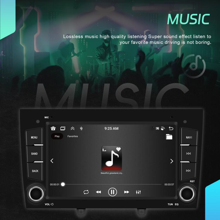 For Peugeot 408 7 inch Horizontal Screen Carplay Car Player Car Navigation Center Control, Spec: Standard - Car MP3 & MP4 & MP5 by buy2fix | Online Shopping UK | buy2fix