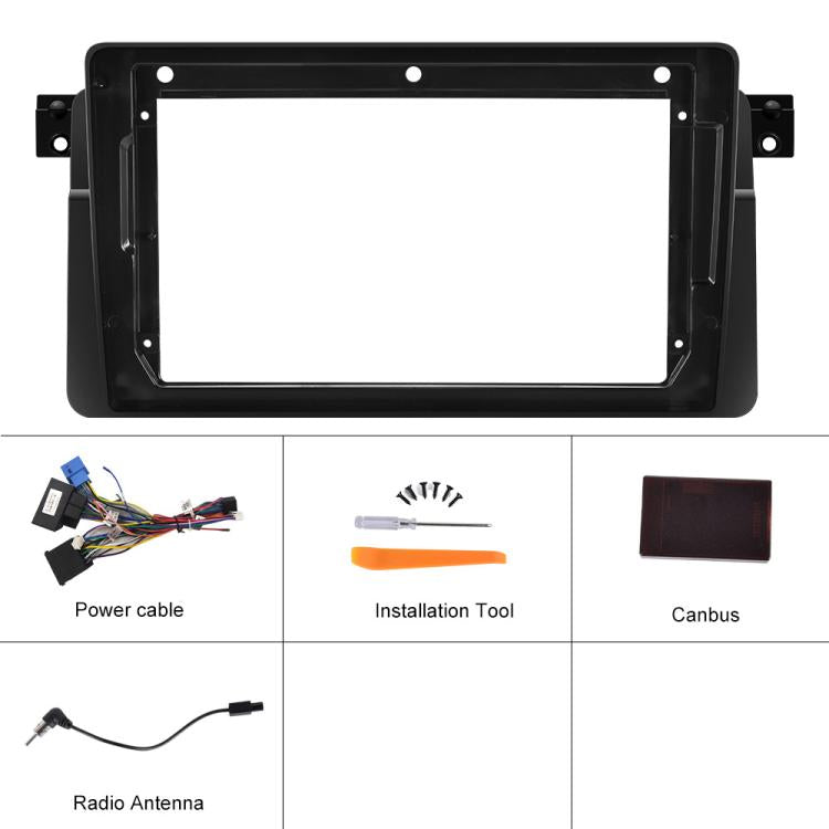 2+32G For BMW E46 1999-2005 9 inch WiFi Version Large Screen Carplay Car Navigator Reversing Camera Integrated Machine(Standard+AHD Camera) - Car MP3 & MP4 & MP5 by buy2fix | Online Shopping UK | buy2fix