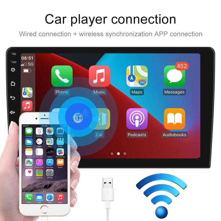 2+32G For BMW E46 1999-2005 9 inch WiFi Version Large Screen Carplay Car Navigator Reversing Camera Integrated Machine(Standard) - Car MP3 & MP4 & MP5 by buy2fix | Online Shopping UK | buy2fix