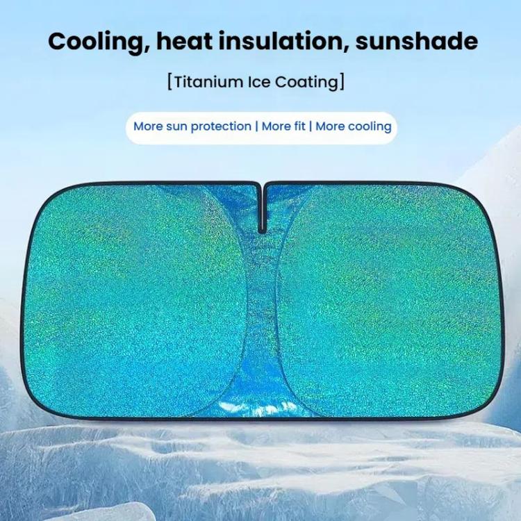 SUITU ST-4024L Car Front Windshield Sunshade Sunscreen Heat Insulation Visor(Ice Crystals) - Sound & Heat Insulation Cotton by SUITU | Online Shopping UK | buy2fix