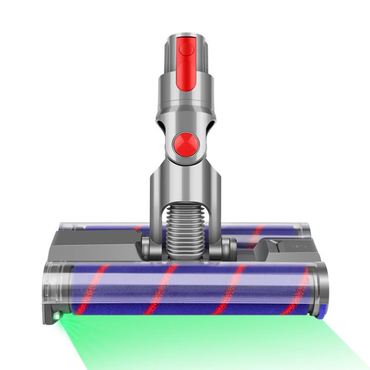 For Dyson V7/V8/V10/V11/V15 Dual Roller Soft Velvet Floor Brush With LED Dust Detection - For Dyson Accessories by buy2fix | Online Shopping UK | buy2fix