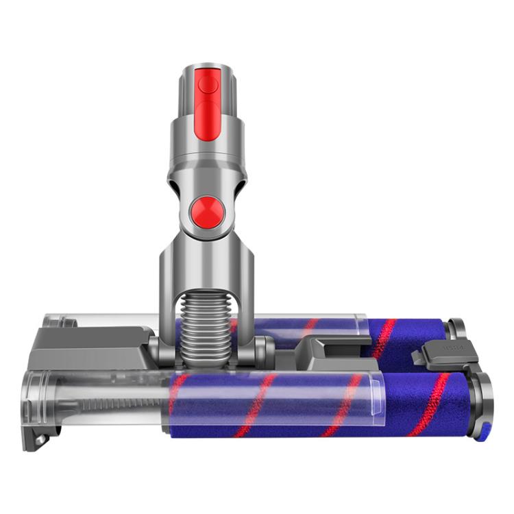 For Dyson V7/V8/V10/V11/V15 Dual Roller Soft Velvet Floor Brush With LED Dust Detection - For Dyson Accessories by buy2fix | Online Shopping UK | buy2fix