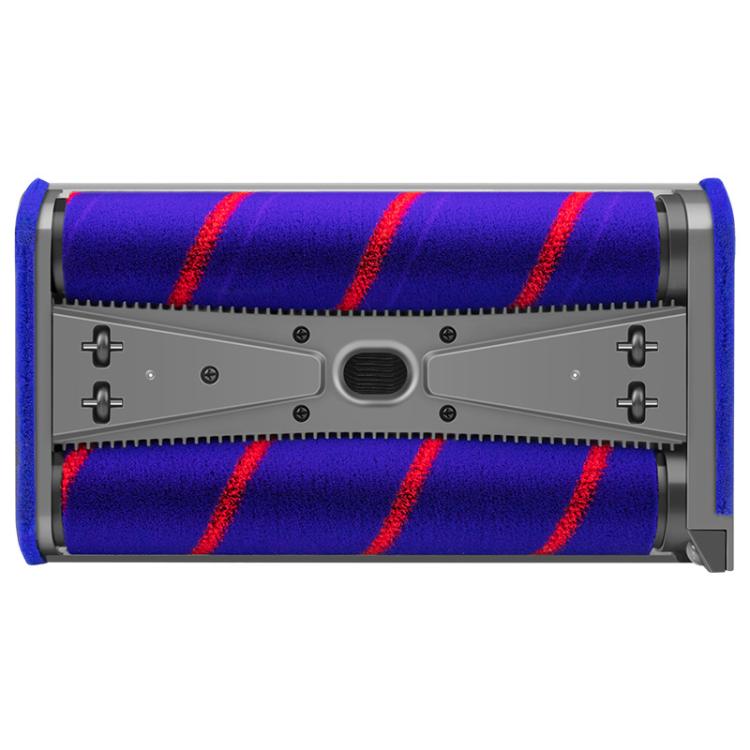 For Dyson V7/V8/V10/V11/V15 Dual Roller Soft Velvet Floor Brush With LED Dust Detection - For Dyson Accessories by buy2fix | Online Shopping UK | buy2fix