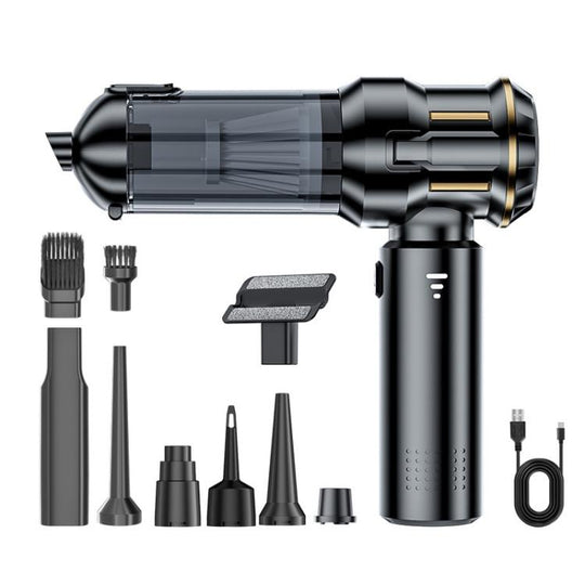 SUITU ST-6691Plus Car Cordless Powerful Brushless Vacuum Cleaner(Black Gold)
