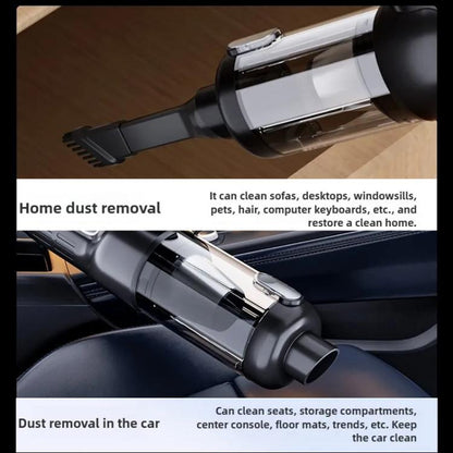 SUITU ST-8007C Car Vacuum Cleaner Vacuuming Blowing Home Outdoor Handheld Small Brushless Vacuum Cleaner(Black Silver) - Vacuum Cleaner by SUITU | Online Shopping UK | buy2fix