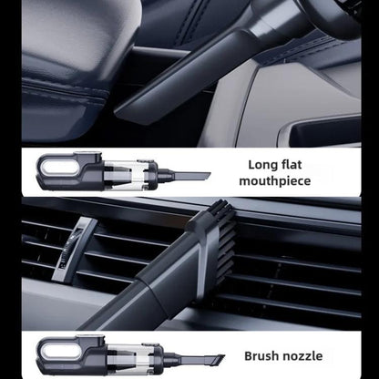 SUITU ST-8007C Car Vacuum Cleaner Vacuuming Blowing Home Outdoor Handheld Small Brushless Vacuum Cleaner(Black Silver) - Vacuum Cleaner by SUITU | Online Shopping UK | buy2fix