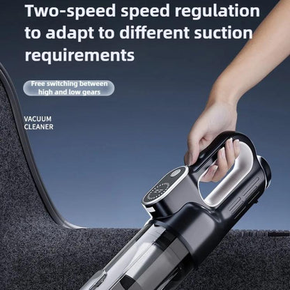 SUITU ST-8007C Car Vacuum Cleaner Vacuuming Blowing Home Outdoor Handheld Small Brushless Vacuum Cleaner(Black Silver) - Vacuum Cleaner by SUITU | Online Shopping UK | buy2fix