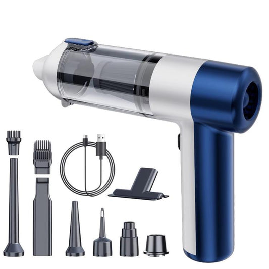 SUITU ST-6692Plus Car Power Suction Vacuum Cleaner Household Handheld Small Vacuum Cleaner(White Blue) - Vacuum Cleaner by SUITU | Online Shopping UK | buy2fix