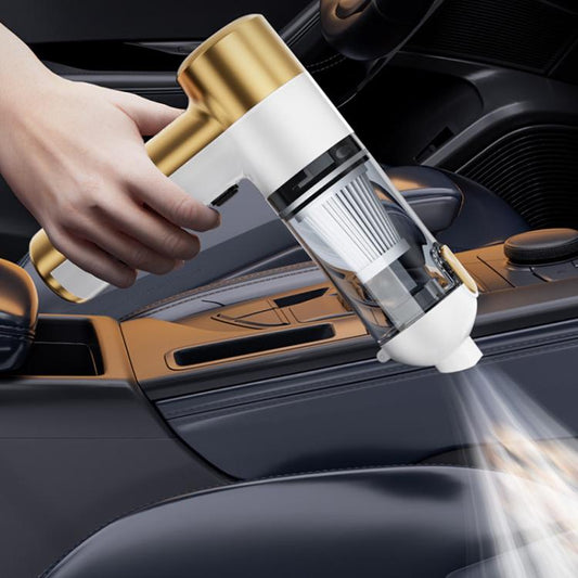 SUITU ST-6692Plus Car Power Suction Vacuum Cleaner Household Handheld Small Vacuum Cleaner(White Blue) - Vacuum Cleaner by SUITU | Online Shopping UK | buy2fix