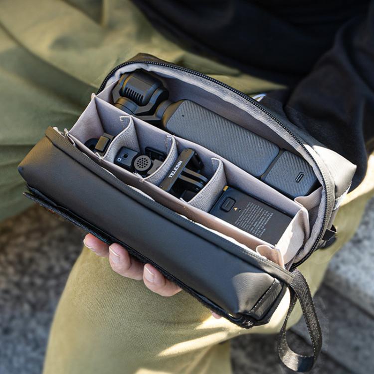 For DJI Osmo Pocket 3 Creator Combo TELESIN Universal Portable Storage Bag Carrying Case(Black) - Case & Bags by TELESIN | Online Shopping UK | buy2fix