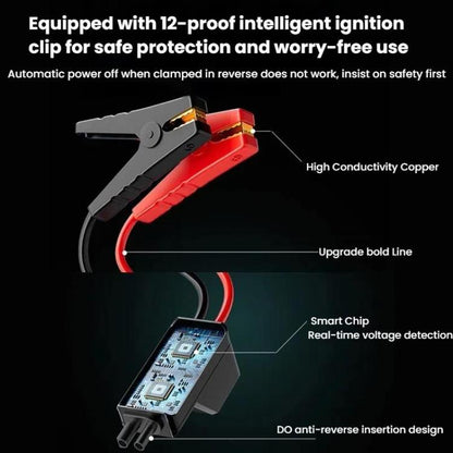SUITU ST-9650D 4 x 2000mAh Car Emergency Starting Power Supply Inflatable Pump Integrated Machine - Inflatable Pump by SUITU | Online Shopping UK | buy2fix