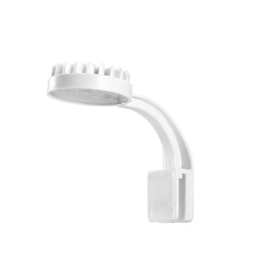 220V 5W Blue White Aquarium LED Clip Light with 12 LEDs USB Powered Mini Fish Tank Light for Aquatic Plants, Water Grass & Small Tanks(White) - Fish Tank Lamps by buy2fix | Online Shopping UK | buy2fix