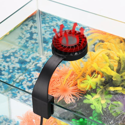 220V 5W Blue White Aquarium LED Clip Light with 12 LEDs USB Powered Mini Fish Tank Light for Aquatic Plants, Water Grass & Small Tanks(White) - Fish Tank Lamps by buy2fix | Online Shopping UK | buy2fix