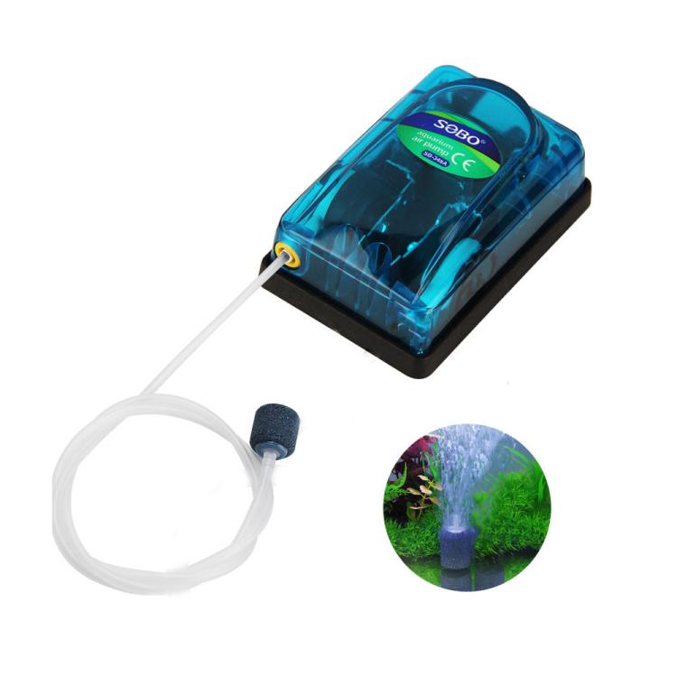 SOBO SB-248A 3W Single-hole 220-240V Transparent Ultra-Quiet Aquarium Air Pump - Air Pumps by SOBO | Online Shopping UK | buy2fix