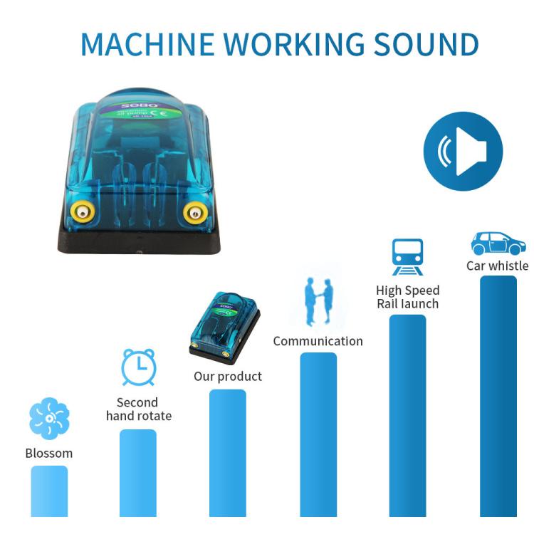 SOBO SB-248A 3W Single-hole 220-240V Transparent Ultra-Quiet Aquarium Air Pump - Air Pumps by SOBO | Online Shopping UK | buy2fix