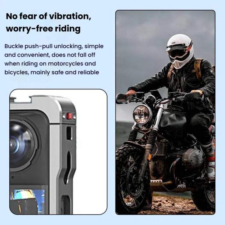 For Insta360 X5 HEPAIL AC-81 Metal Rabbit Cage Extended Protective Frame - Mount & Holder by HEPAIL | Online Shopping UK | buy2fix