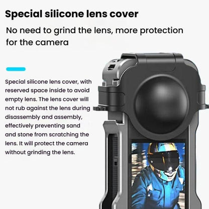 For Insta360 X5 HEPAIL AC-81 Metal Rabbit Cage Extended Protective Frame - Mount & Holder by HEPAIL | Online Shopping UK | buy2fix