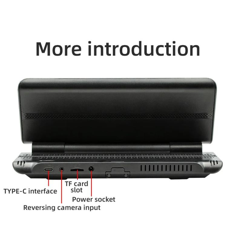 6.86 Inch Foldable Portable Bluetooth Car MP5 Player With MirrorLink/CarPlay/Android Auto Support, Spec: B5370+8LEDs Reversing Camera - Car MP3 & MP4 & MP5 by buy2fix | Online Shopping UK | buy2fix