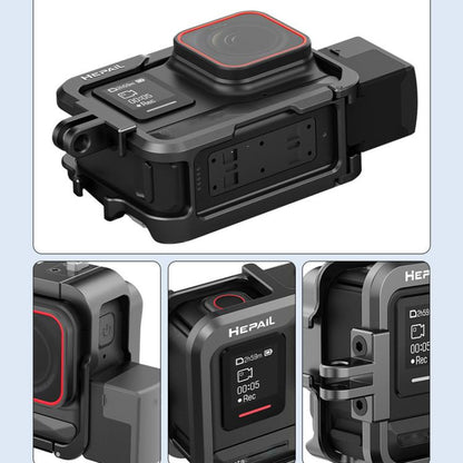 For Insta360 Ace Pro HEPAIL AC-26 Metal Rabbit Cage Camera Frame Accessories - Mount & Holder by HEPAIL | Online Shopping UK | buy2fix