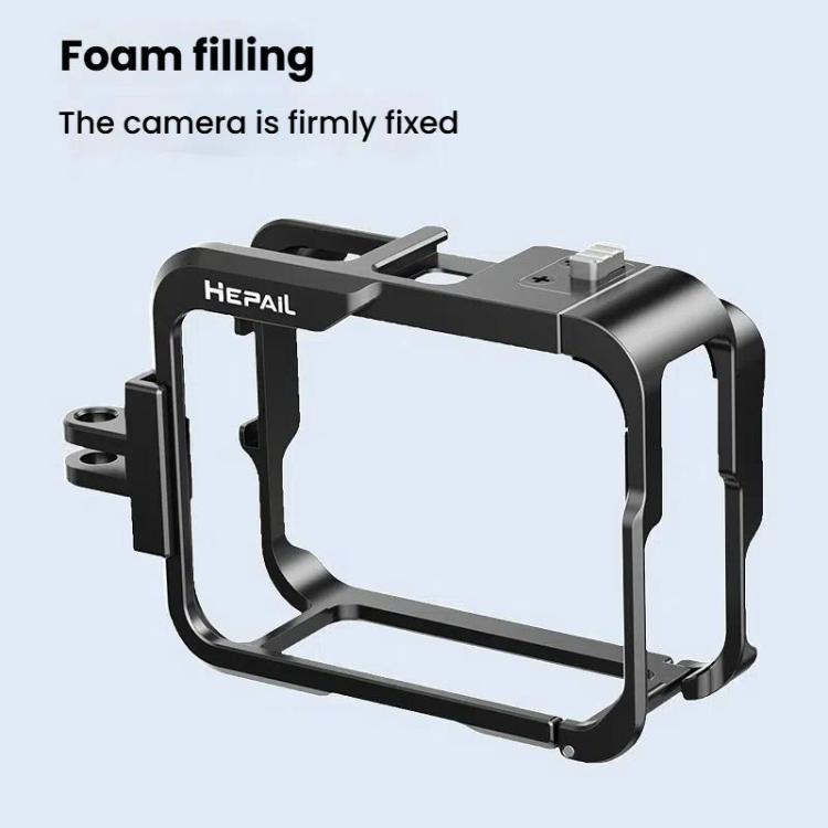 For Insta360 Ace HEPAIL AC-25 Metal Rabbit Cage Camera Frame Accessories - Mount & Holder by HEPAIL | Online Shopping UK | buy2fix