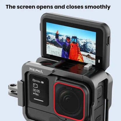 For Insta360 Ace Pro HEPAIL AC-26 Metal Rabbit Cage Camera Frame Accessories - Mount & Holder by HEPAIL | Online Shopping UK | buy2fix