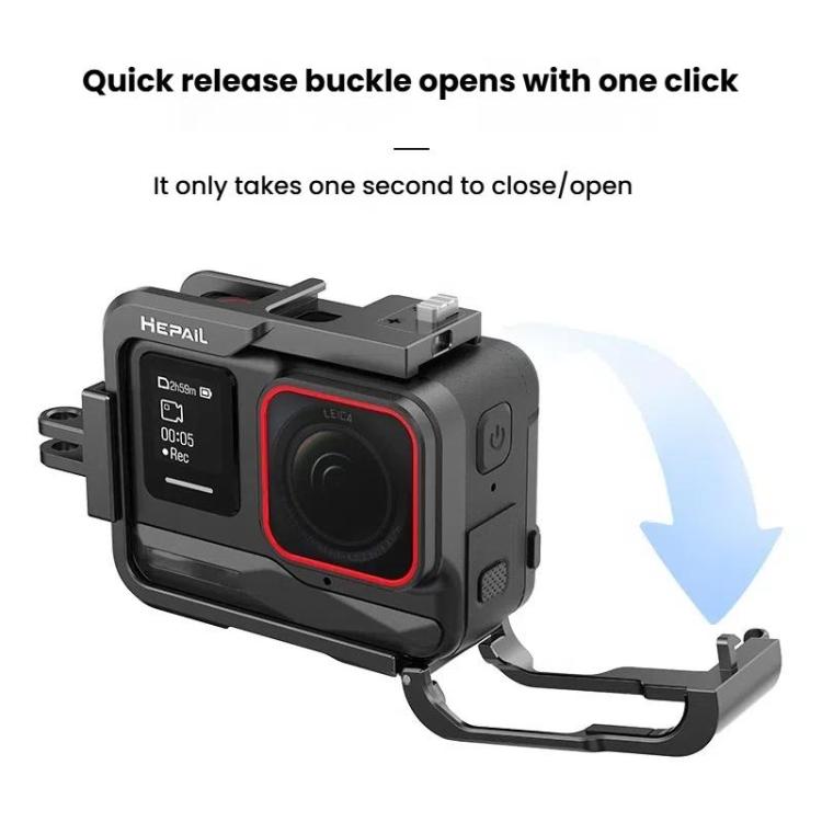 For Insta360 Ace HEPAIL AC-25 Metal Rabbit Cage Camera Frame Accessories - Mount & Holder by HEPAIL | Online Shopping UK | buy2fix