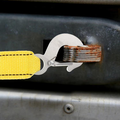 Heavy Duty 4M 3Ton Emergency Towing Rope for Cars, Trucks, SUV(Yellow) - Towing Bars by buy2fix | Online Shopping UK | buy2fix