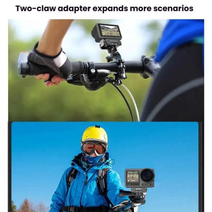 For DJI Osmo Action 4 / 3 HEPAIL AC-17 Metal Magnetic Quick Release - Mount & Holder by HEPAIL | Online Shopping UK | buy2fix