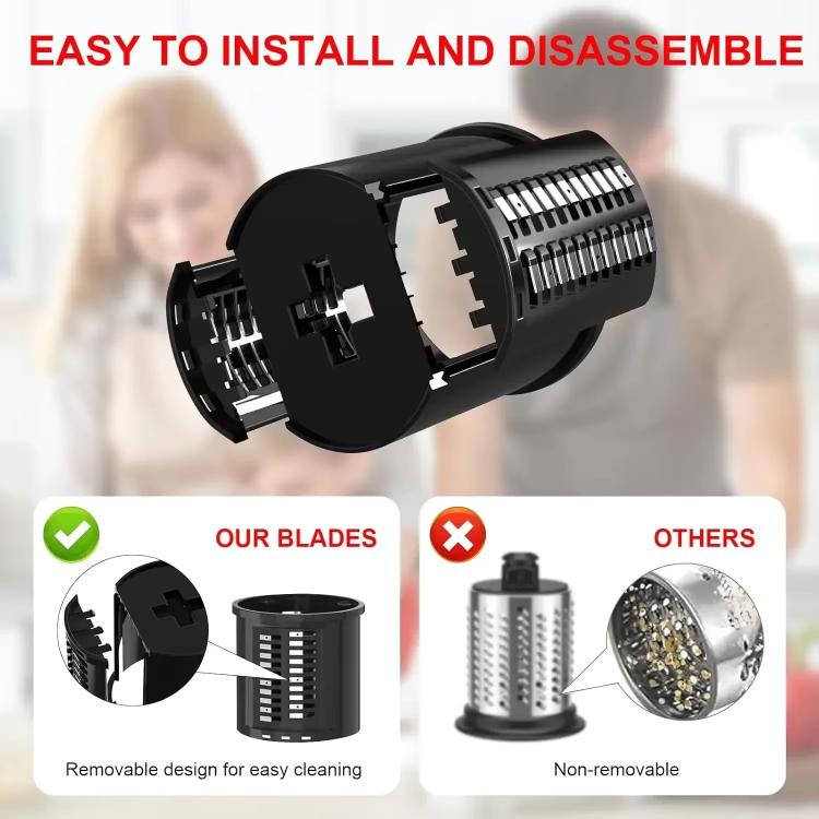 Multi-Functional Slicing & Shredding Set For KitchenAid Stand Mixers & Cuisinart SM-50 Series - Food Disposer Parts by buy2fix | Online Shopping UK | buy2fix