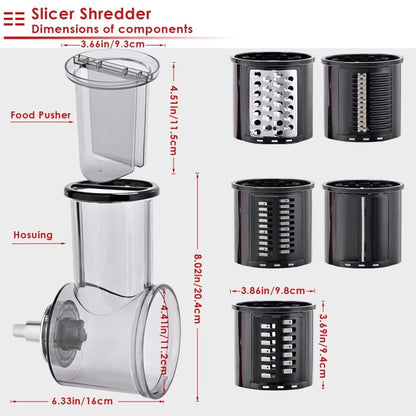 Multi-Functional Slicing & Shredding Set For KitchenAid Stand Mixers & Cuisinart SM-50 Series - Food Disposer Parts by buy2fix | Online Shopping UK | buy2fix