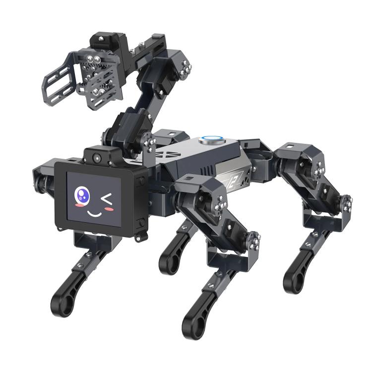 YAHBOOM DOGZILLA-Lite AI-Powered Bionic Robotic Dog 15-DOF Desktop Companion With Robotic Arm, Raspberry Pi Controlled, Multimodal AI & Visual Interaction - Robotics Accessories by YAHBOOM | Online Shopping UK | buy2fix