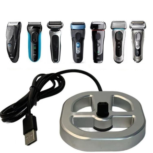 FLX-5210 Charging Base For Braun Series 1/3/5/6/7/8/9 Replacement Charger(Black) - Shavers Parts by buy2fix | Online Shopping UK | buy2fix
