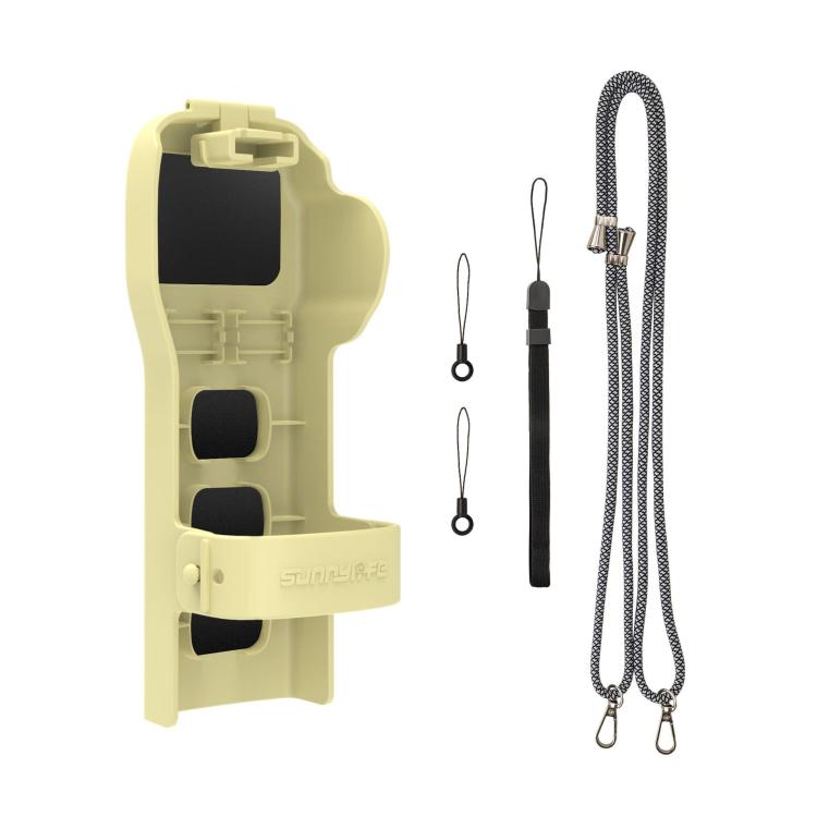 For DJI Osmo Pocket 3 Sunnylife OP3-K990 Protective Cover Body Filter Storage Top Cover Protective Case(Yellow) - Case & Bags by Sunnylife | Online Shopping UK | buy2fix