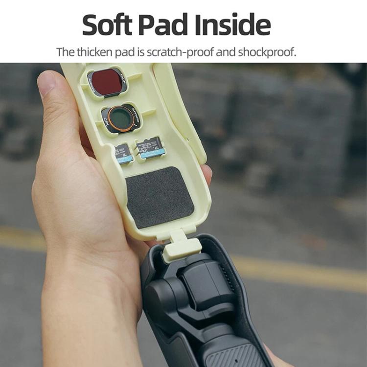 For DJI Osmo Pocket 3 Sunnylife OP3-K990 Protective Cover Body Filter Storage Top Cover Protective Case(Blue) - Case & Bags by Sunnylife | Online Shopping UK | buy2fix
