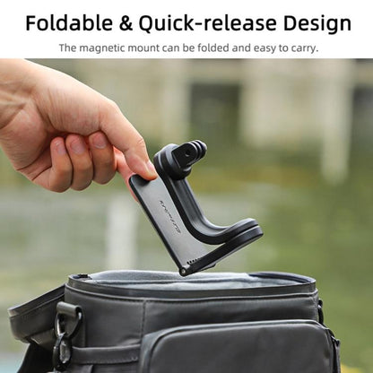 Sunnylife MJ996 Sports Camera Multi-Axis Rotating Magnetic Mount(Black) - Mount & Holder by Sunnylife | Online Shopping UK | buy2fix