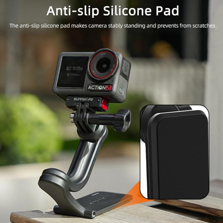 Sunnylife MJ996 Sports Camera Multi-Axis Rotating Magnetic Mount(Black) - Mount & Holder by Sunnylife | Online Shopping UK | buy2fix