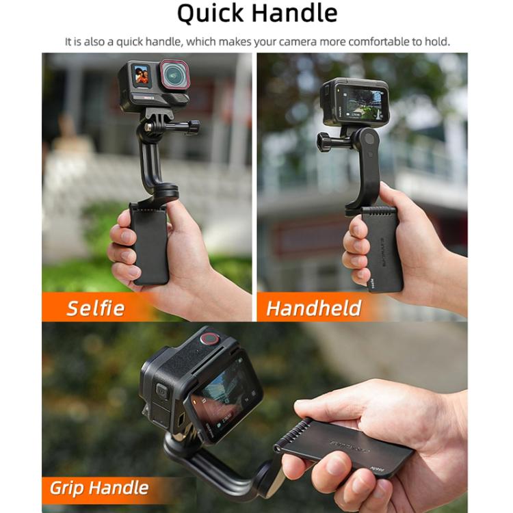 Sunnylife MJ996 Sports Camera Multi-Axis Rotating Magnetic Mount(Black) - Mount & Holder by Sunnylife | Online Shopping UK | buy2fix