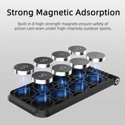 Sunnylife MJ996 Sports Camera Multi-Axis Rotating Magnetic Mount(Black) - Mount & Holder by Sunnylife | Online Shopping UK | buy2fix