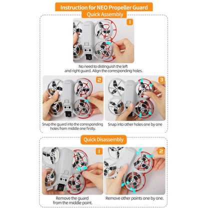 For DJI NEO Sunnylife NE-KC863 Paddle Blade Protective Cover Anti-Collision Ring(Red) - DIY Propeller by Sunnylife | Online Shopping UK | buy2fix