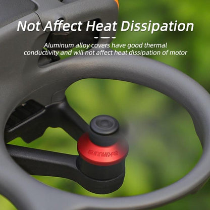 For DJI Avata 2 Sunnylife AT2-MD787 Motor Anti-dust Cover Aluminum Alloy Motor Protection Cover(Red) - Other by Sunnylife | Online Shopping UK | buy2fix