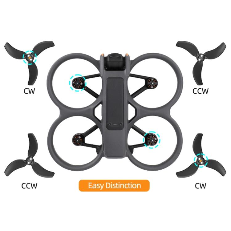 For DJI Avata 2 Sunnylife 3032S 2pairs Propellers(Black) - DIY Propeller by Sunnylife | Online Shopping UK | buy2fix