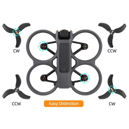 For DJI Avata 2 Sunnylife 3032S 2pairs Propellers(Black) - DIY Propeller by Sunnylife | Online Shopping UK | buy2fix