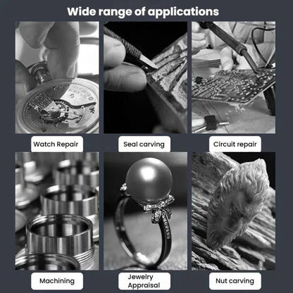 60mm Magnifying Glass With Auxiliary Clamp Soldering Iron Repair Circuit Board Desktop Magnifying Glass - Others by buy2fix | Online Shopping UK | buy2fix