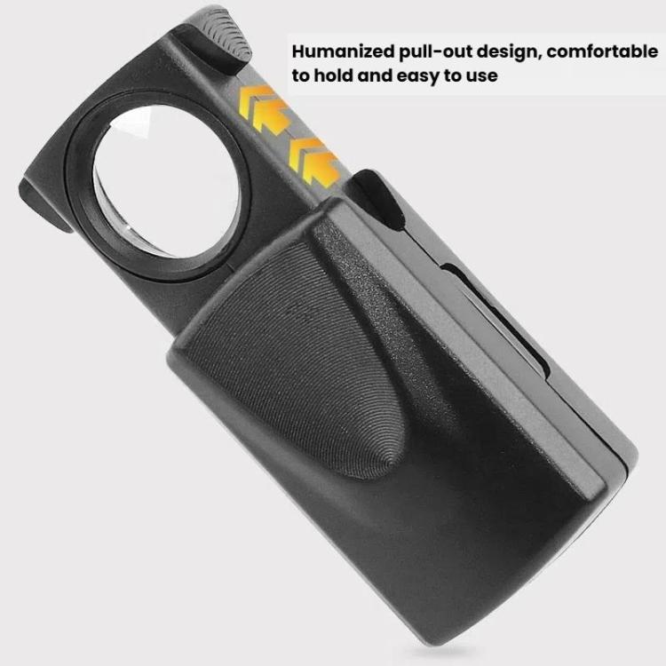 30X Jewelry Mirror Drawer-Style Telescopic Magnifying Glass With LED Lighting - Hand Held Style by buy2fix | Online Shopping UK | buy2fix