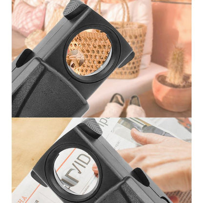 30X Jewelry Mirror Drawer-Style Telescopic Magnifying Glass With LED Lighting - Hand Held Style by buy2fix | Online Shopping UK | buy2fix